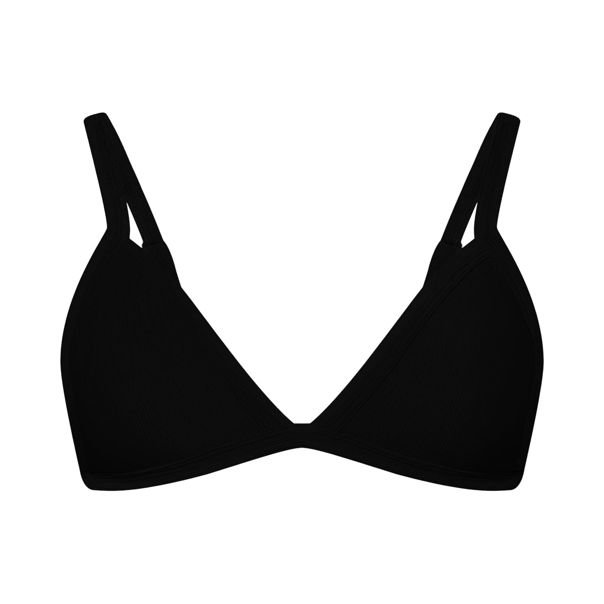 Triangle Bikini Top Black