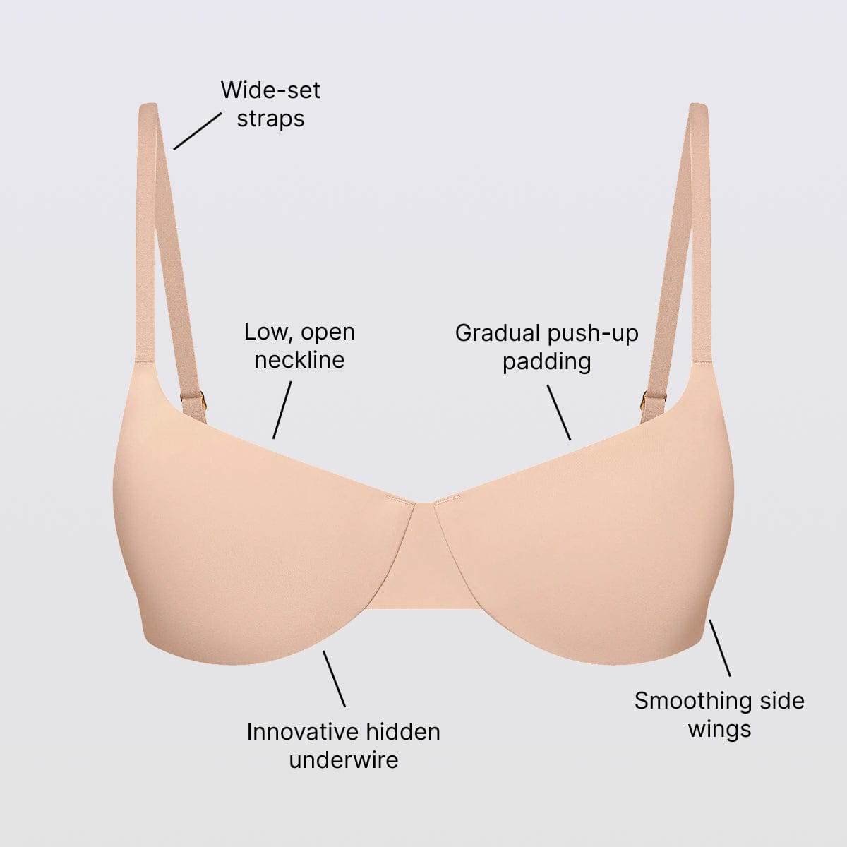 Cameo Balconette Lift Up Bra Ecru