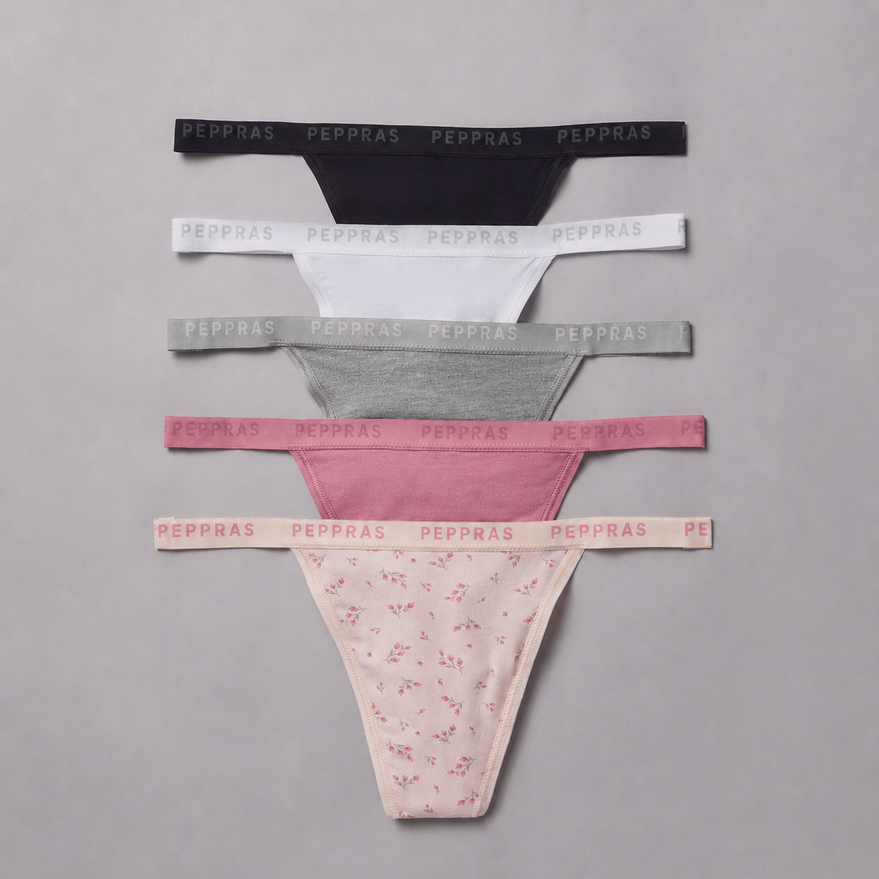 Preset Supima® Cotton String Thong 5 Pack