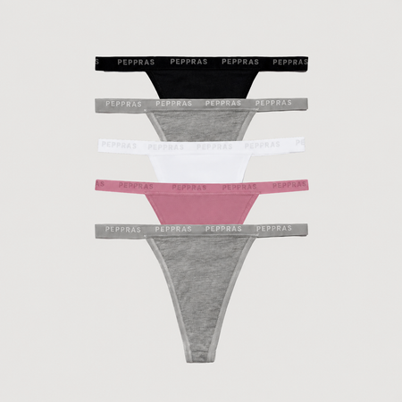 Supima® Cotton String Thong 5 Pack