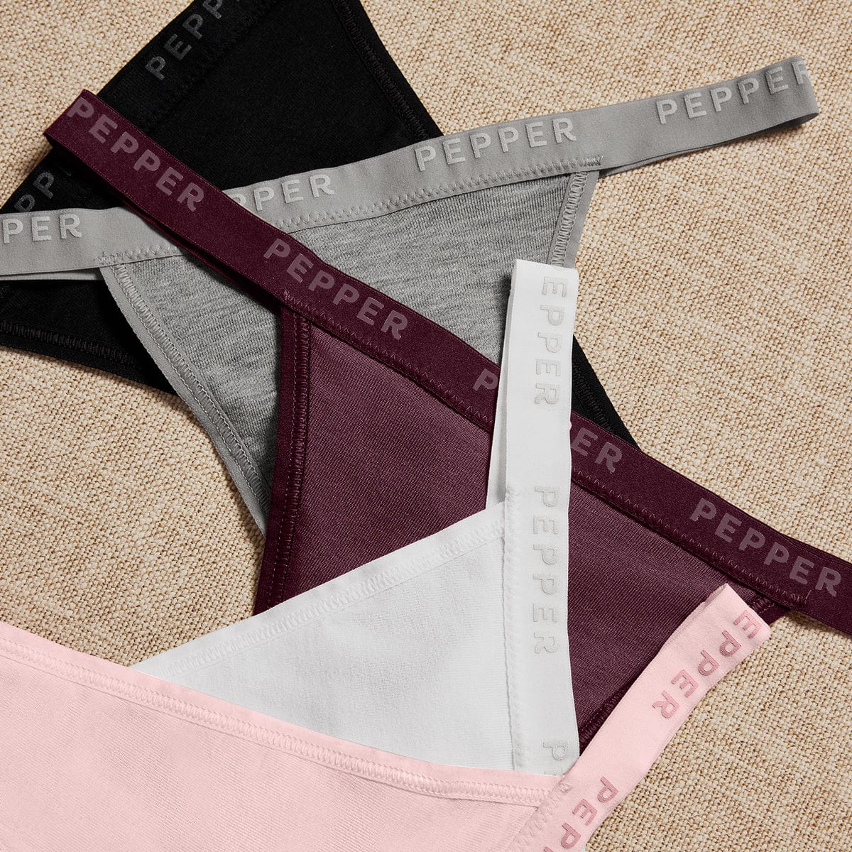 Supima® Cotton String Thong Fig