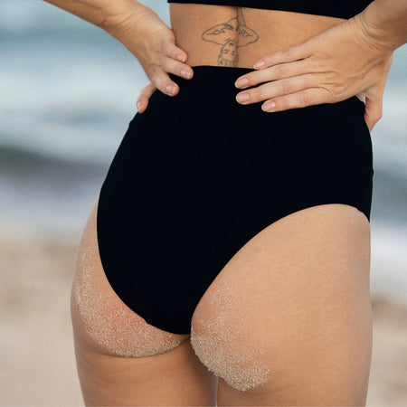 High Waisted Bikini Black