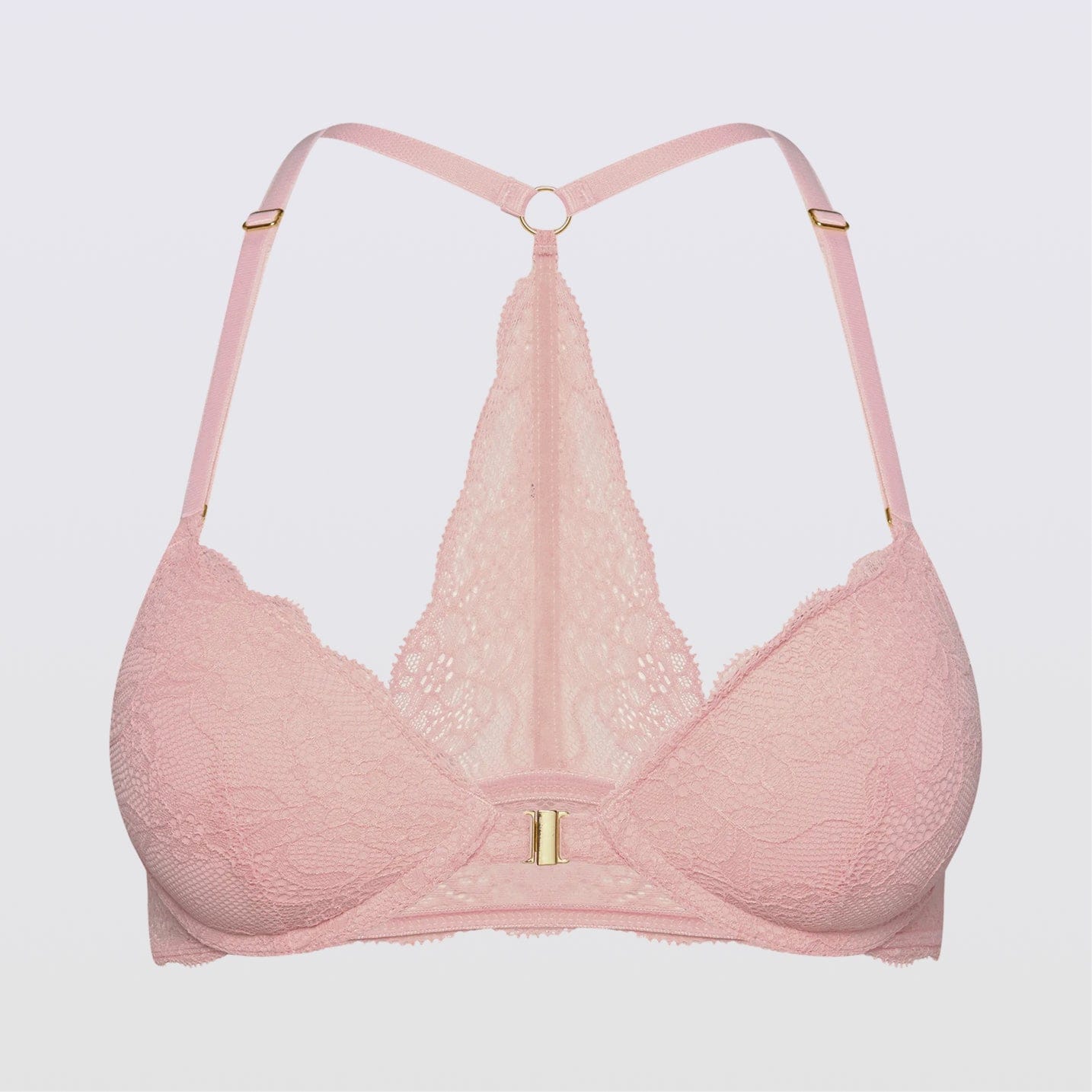 Lace Racerback Lift Up Bra Rosette
