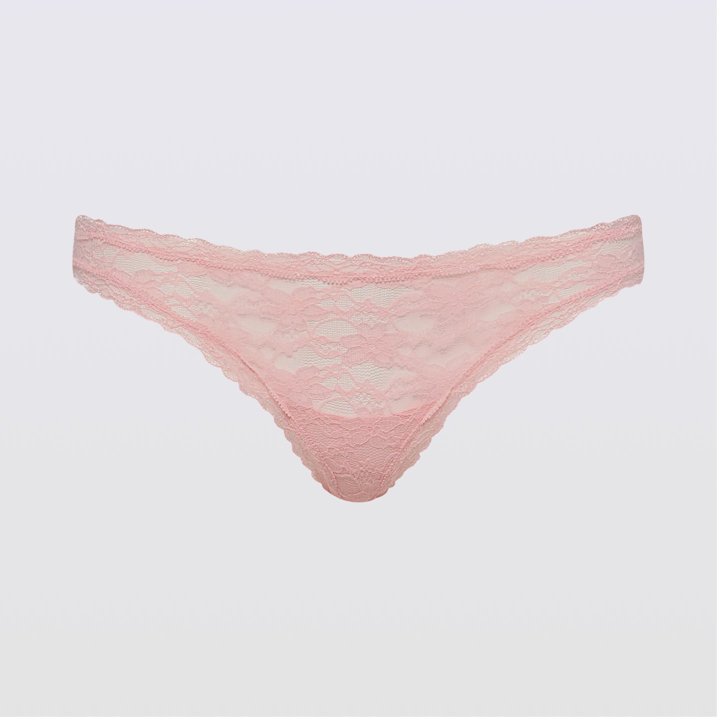 Effortless Lace Thong Rosette