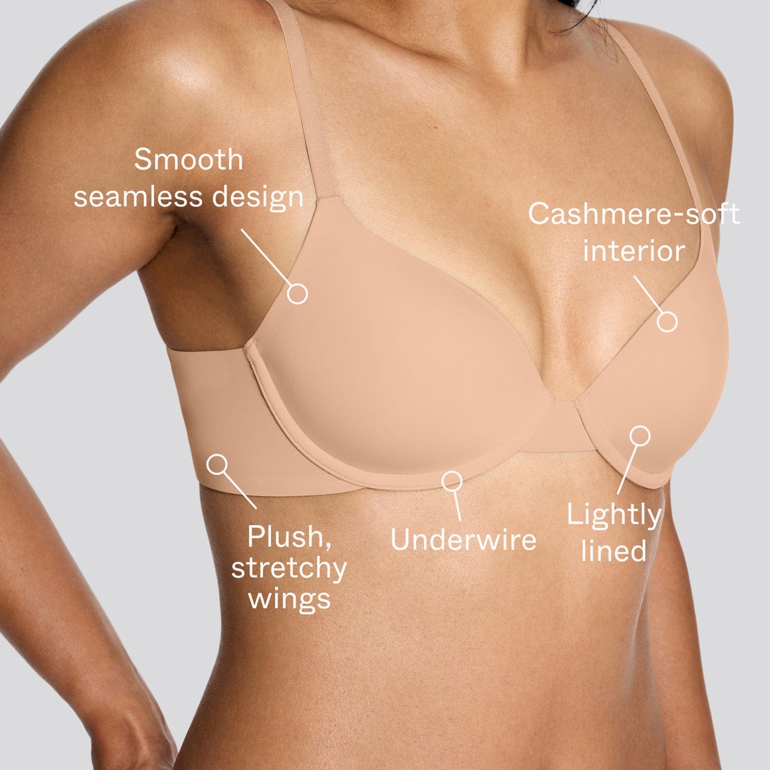 Simply Smooth T-Shirt Bra Buff