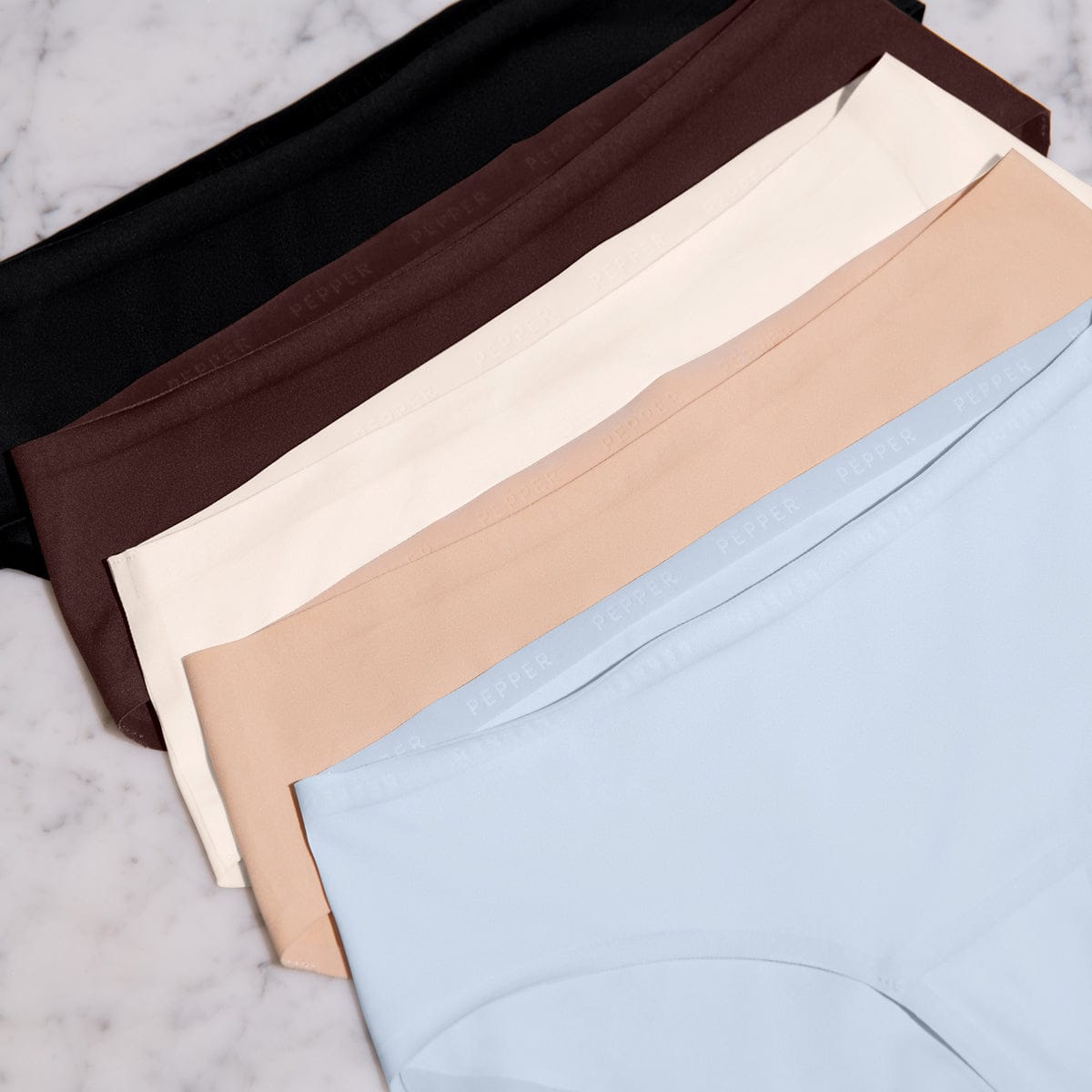 Simply Smooth No Show Hiphugger Powder Blue
