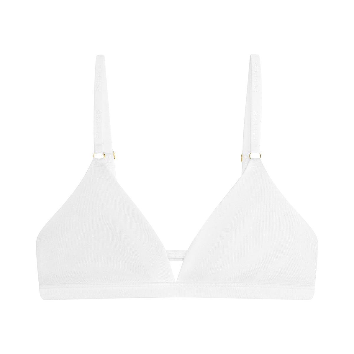 Supima® Cotton Wirefree Bra White