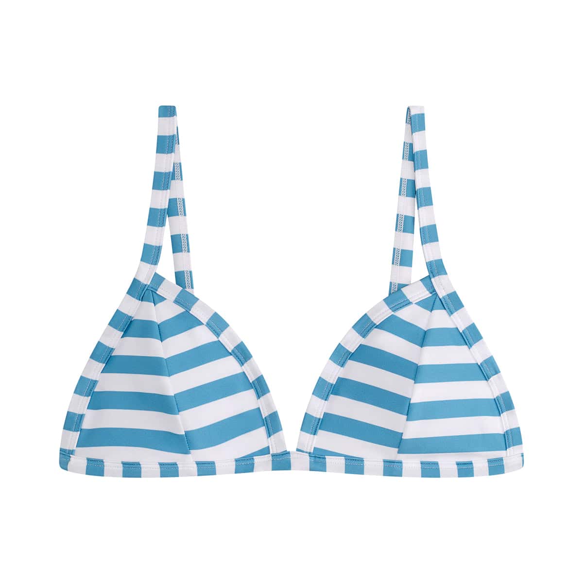 Triangle Bikini Top Parasol (Azure/White)