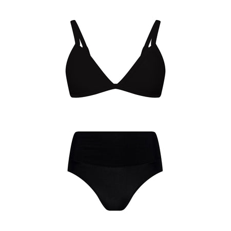 Triangle & High Waisted Bikini 2-Piece Swim Bundle